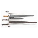 19th C. - WWI SWISS, FRENCH & SOCKET BAYONETS