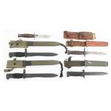 US JET PILOT KNIFE, M4, M5A1 & SPANISH BAYONETS