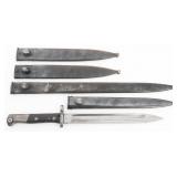 CHILEAN M1895 BAYONET & GERMAN EXPORT SCABBARDS