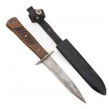 IMPERIAL GERMAN BOOT KNIFE with SCABBARD