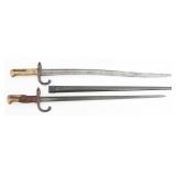 FRENCH M1866 CHASSEPOT & M1874 GRAS BAYONETS