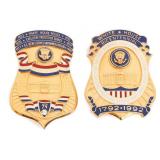 SECRET SERVICE UNIFORM DIVISION COMMEM BADGES