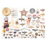 WWII US HOME FRONT PATRIOTIC PIN & INSIGNIA