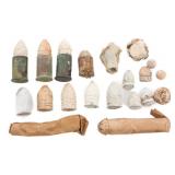 CIVIL WAR US .58 CAL PAPER PACKAGES & DUG RELICS
