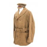 WWI US AMBULANCE SERVICE DRIVER CAP AND COAT