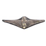 WWI US ARMY AIR CORPS 3' BOMBER WINGS BADGE