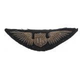 WWI US ARMY AIR CORPS 4' BULLION AVIATOR WINGS