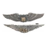 WWI US ARMY AIR CORPS 2' PILOT WINGS by HALTOM