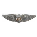 WWI US ARMY AIR CORPS 3' DALLAS TYPE PILOT WINGS
