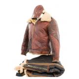 WWII USAAF AIRCREW B-3 JACKET & FLIGHT GEAR SET