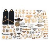 WWII - COLD WAR US NAVY INSIGNIA & DIVER BADGES