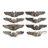 WWII US ARMY AAF 3' QUALIFICATION WINGS