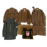 WWII - COLD WAR US ARMY IKE JACKETS & TUNICS