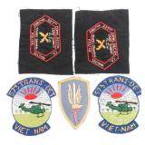 VIETNAM WAR US 327 COMM RECON & TRANS DET PATCHES