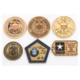 US ARMED FORCES & CIA CHALLENGE COINS