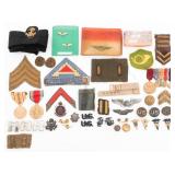 WWI - WWII US ARMED FORCES MEDALS & INSIGNIA