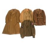 WWII US ARMY IKE JACKET, OVERCOATS, & MACKINAW