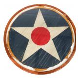1920s USAAS CUT FABRIC AIRPLANE ROUNDEL