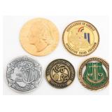 US & JULIANA OF NETHERLANDS CHALLENGE COINS