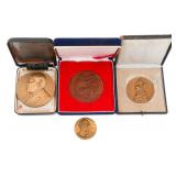 WWI - WWII US CHAPLAINS & FRENCH MEDALLIONS