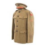 WWI US AEF 2nd ARMY AIR SERVICE BALLOON NCO TUNIC