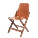 WWII US GOV-T AMERICAN SEATING CO FOLDING CHAIR