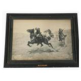 'MY BUNKIE' LITHOGRAPH by CHARLES SCHREYVOGEL