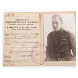 WWI US AEF 25th AERO SQ. NAMED IDENTIFICATION CARD