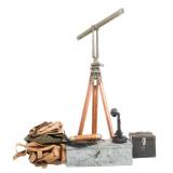 WWI - WWII US ARMED FORCES TELESCOPE & FIELD GEAR