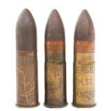 WWI US ARMY 37MM SHELL TRENCH ART