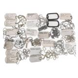 WWII - VIETNAM WAR US ARMED FORCES DOG TAGS