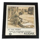 WWI US KODAK CAMERA ADVERTISEMENT POSTER