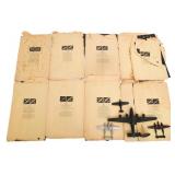 WWII US TRAINING & SILHOUETTE MODEL PLANES & KITS