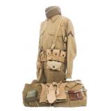 WWII US ARMY UNIFORM AND FIELD GEAR SET