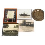 WWI - COLD WAR US AWARD CASE & PHOTO PRINTS