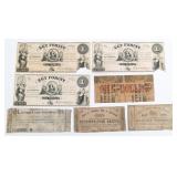 CIVIL WAR US, VIRGINIA & NORTH CAROLINA BANK NOTES