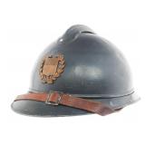 WWI AMERICAN FIELD SERVICE FRENCH ADRIAN HELMET