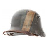 WWI IMPERIAL GERMAN M17 CAMOUFLAGE COMBAT HELMET