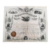 CIVIL WAR NY VOLS GALLANTRY AT GETTYSBURG AWARD