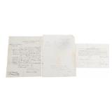 CIVIL WAR CONFEDERATE POEM, UNION OATH & LETTER