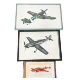 MESSERSCHMITT 109, 110, & FW 190 ART PRINTS