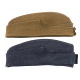WWI BRITISH RFC & US ARMY ISSUED UK OVERSEAS CAPS