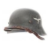 WWII GERMAN LUFTWAFFE M42 SD COMBAT HELMET