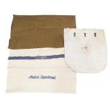 SPAN-AM WAR - WWII US DUFFLE BAG & BLANKETS