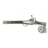 16 BORE WHEELLOCK & AXE COMBINATION PISTOL