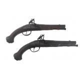 CLAUDE NIQUET FLINTLOCK HOLSTER PISTOLS