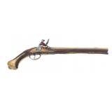 BECKERS OF MAASTRICHT 20 BORE FLINTLOCK PISTOL