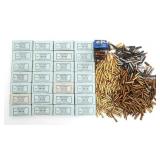 7.62x39 & 5.56mm CALIBER AMMUNITION - 35 LBS TGW
