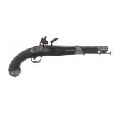 US SIMEON NORTH MODEL 1819 54 CAL FLINTLOCK PISTOL
