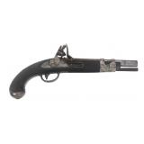 US SIMEON NORTH MODEL 1816 54 CAL FLINTLOCK PISTOL